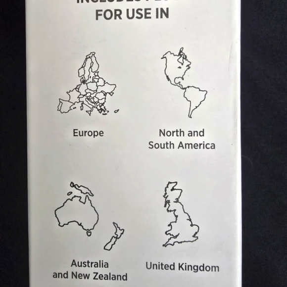 NEW! TravelSmart Adapter Plug Set - White! Ecellent For Traveling See Details! - Picture 2 of 3